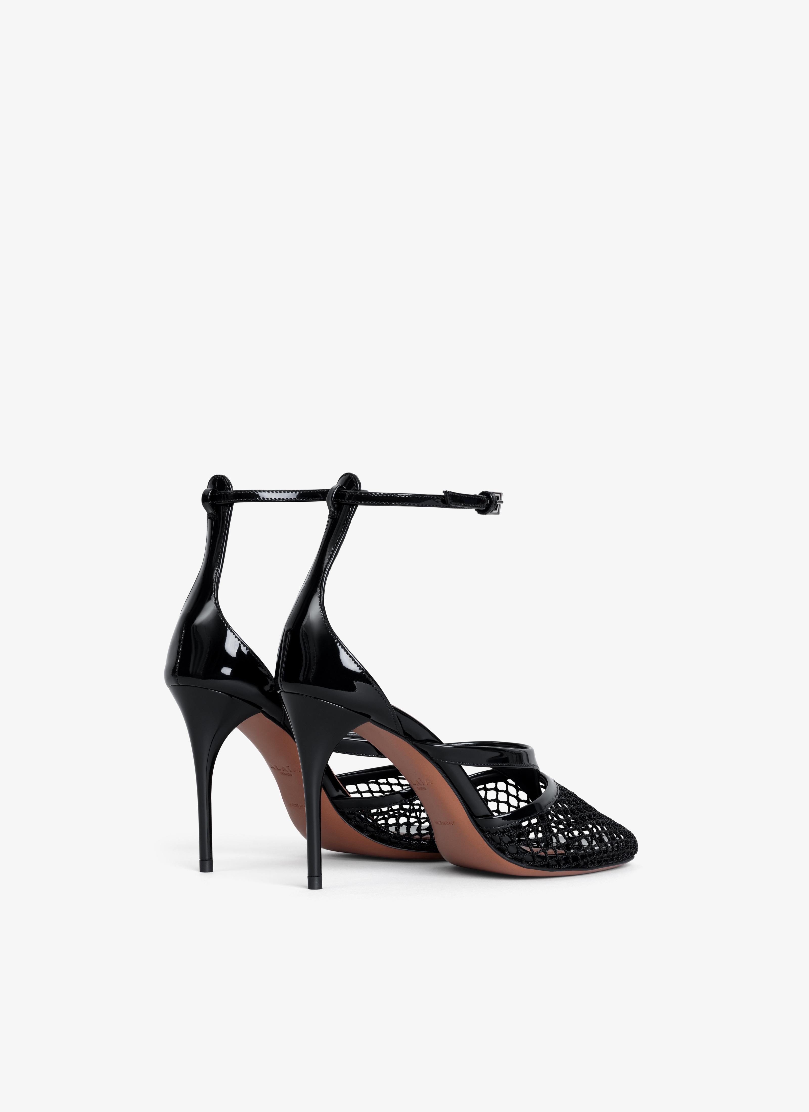 INFRADITO SANDALS IN FISHNET & LEATHER - 2
