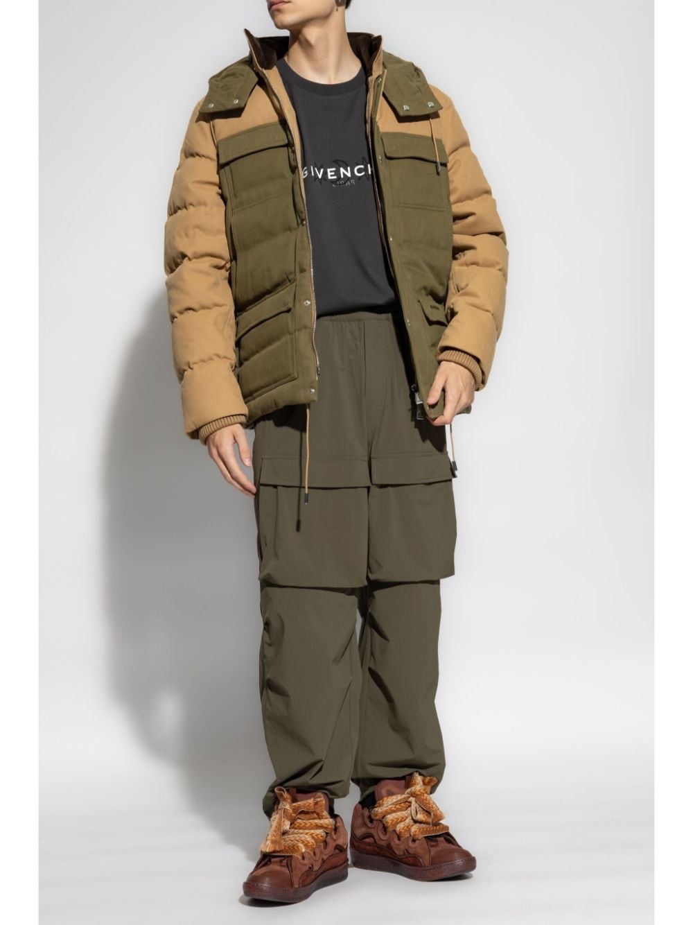 hooded down jacket - 2