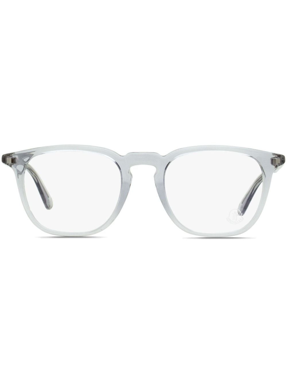 translucent wayfarer-frame glasses - 1