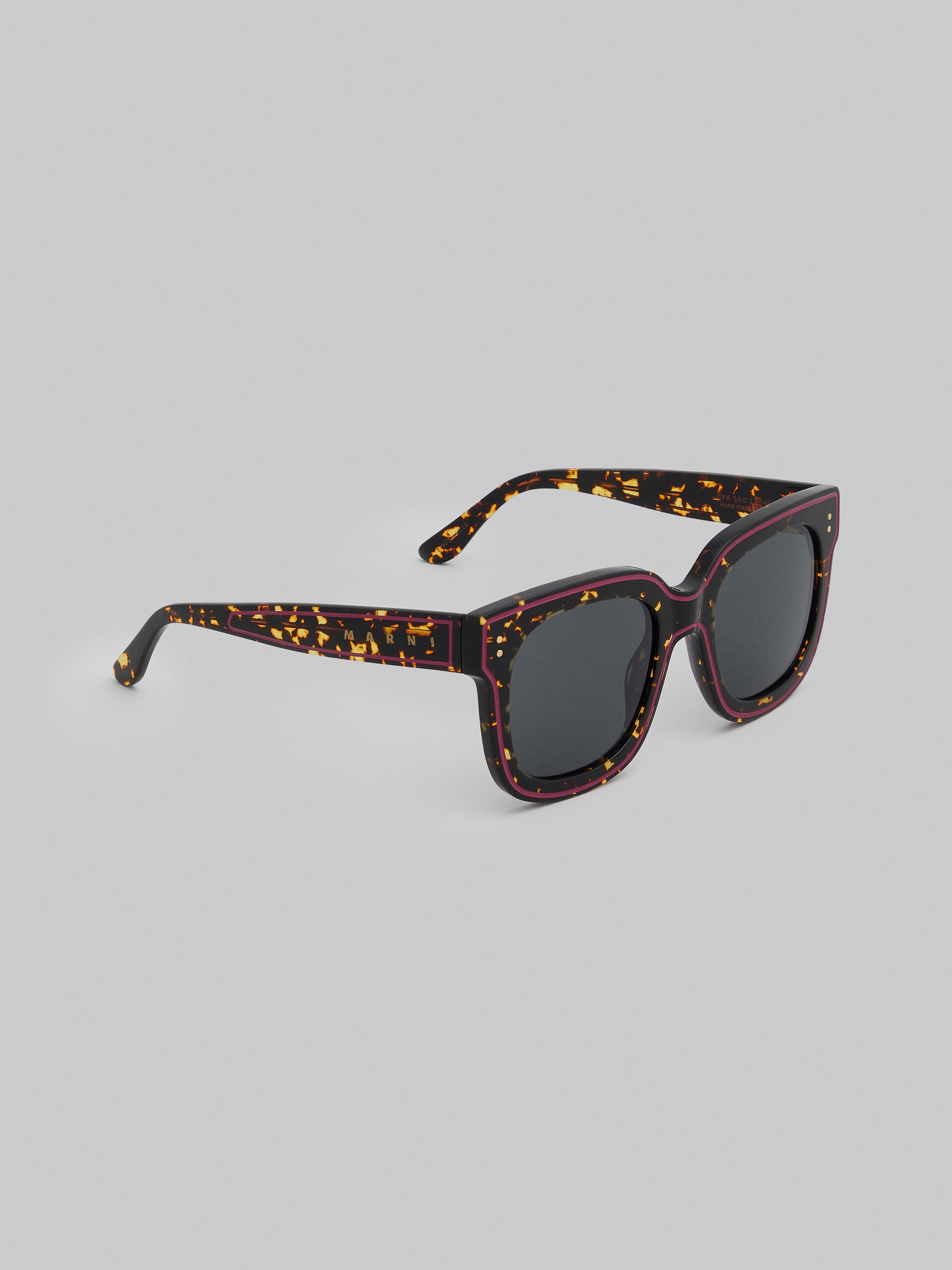 ANIMAL PRINT ACETATE LI RIVER SUNGLASSES - 3