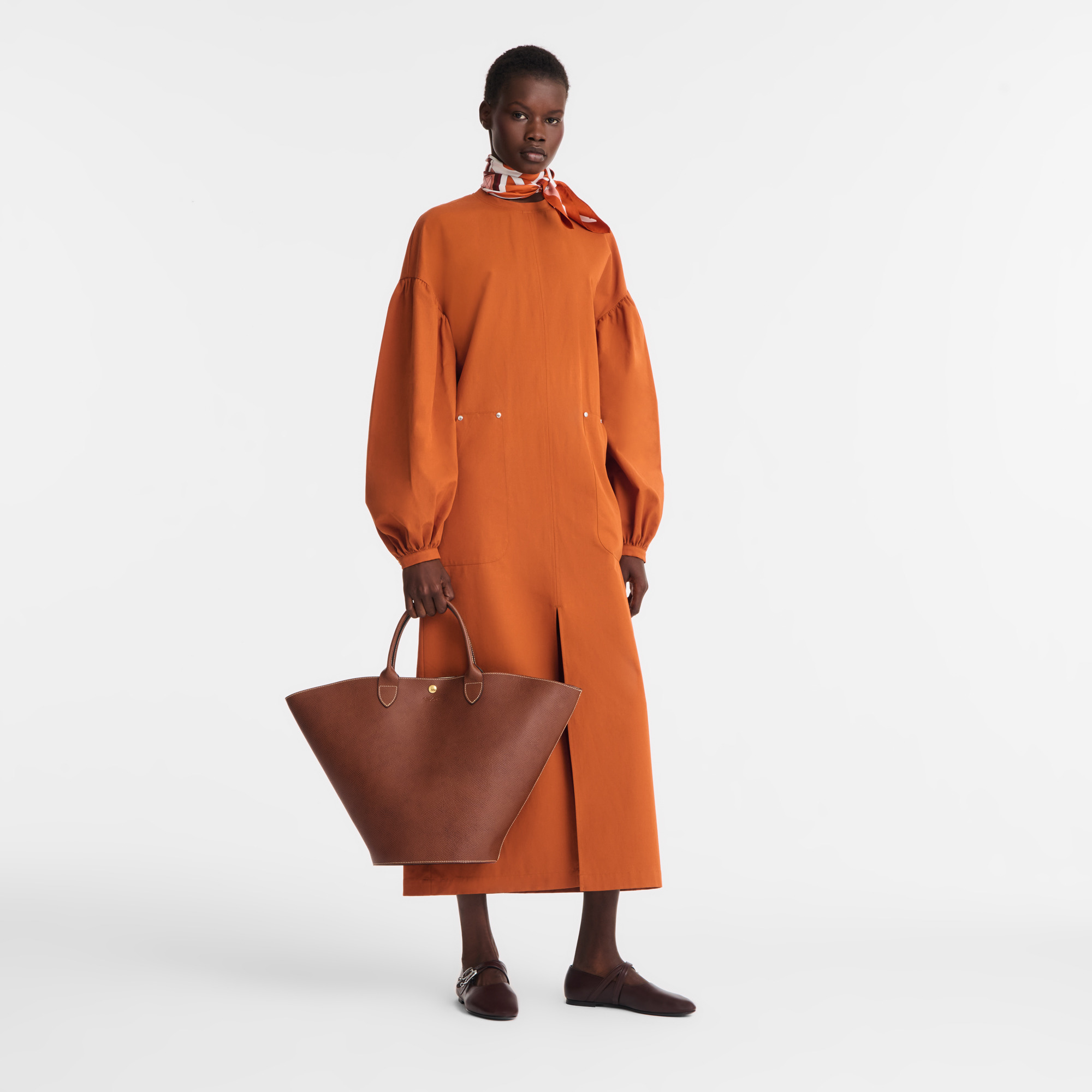Épure XL Tote bag Brown - Leather - 2