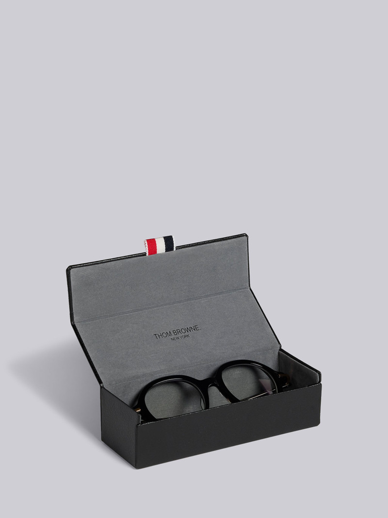 TB000 - Black Iron Round Glasses 5
