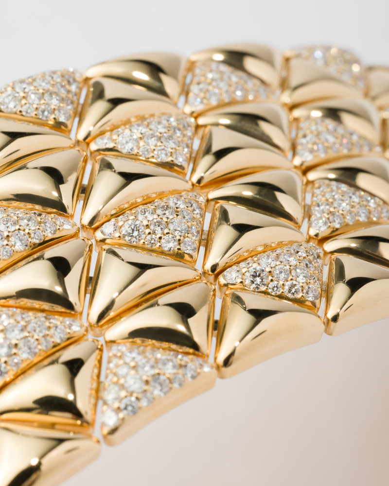 Prada Eternal Gold bracelet - yellow gold and diamonds outlook