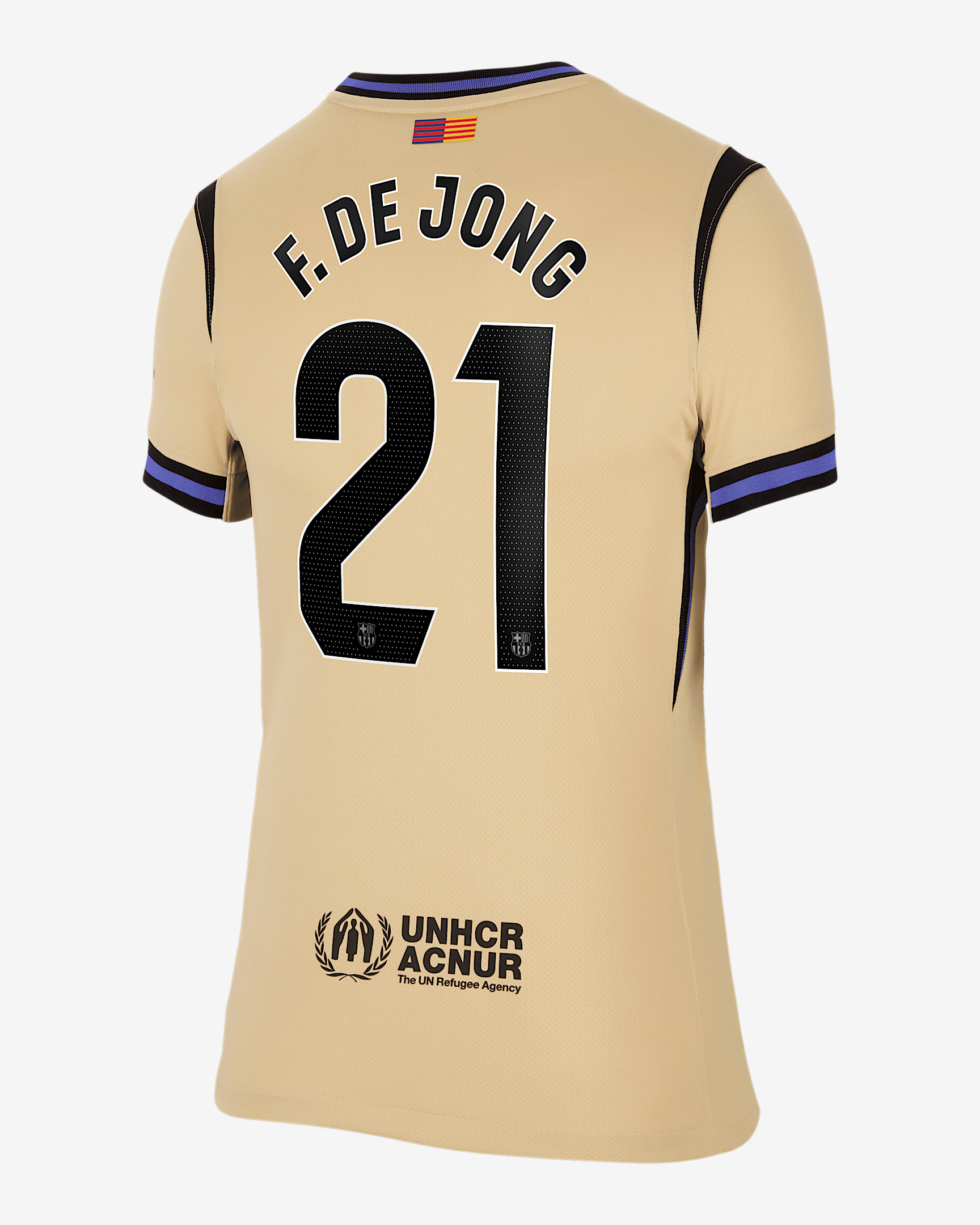 Frenkie de Jong Barcelona 2025/26 Stadium Away Women's Nike Dri-FIT Soccer Jersey - 2