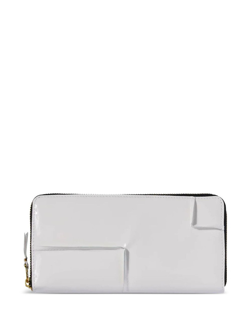 panelled zip-around wallet 1