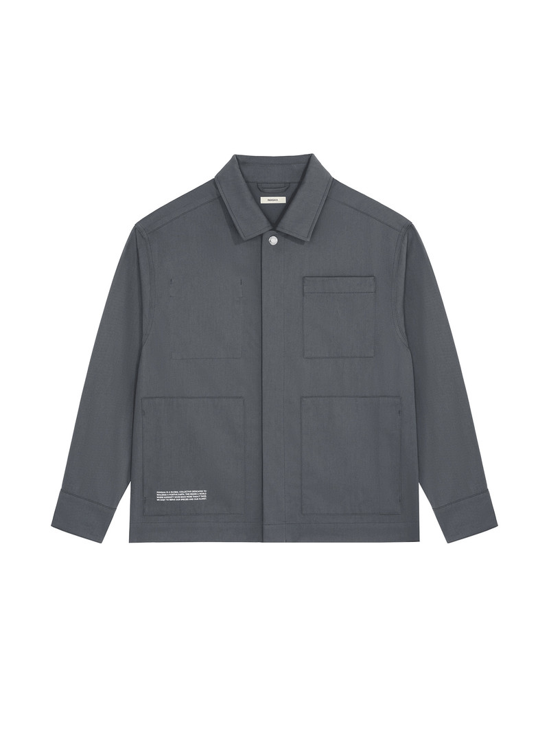 PANGAIA Women's DNA Utility Jacket - Atmosphere Grey outlook
