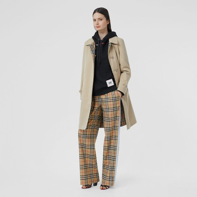 Burberry Vintage Check Stretch Cotton Trousers outlook