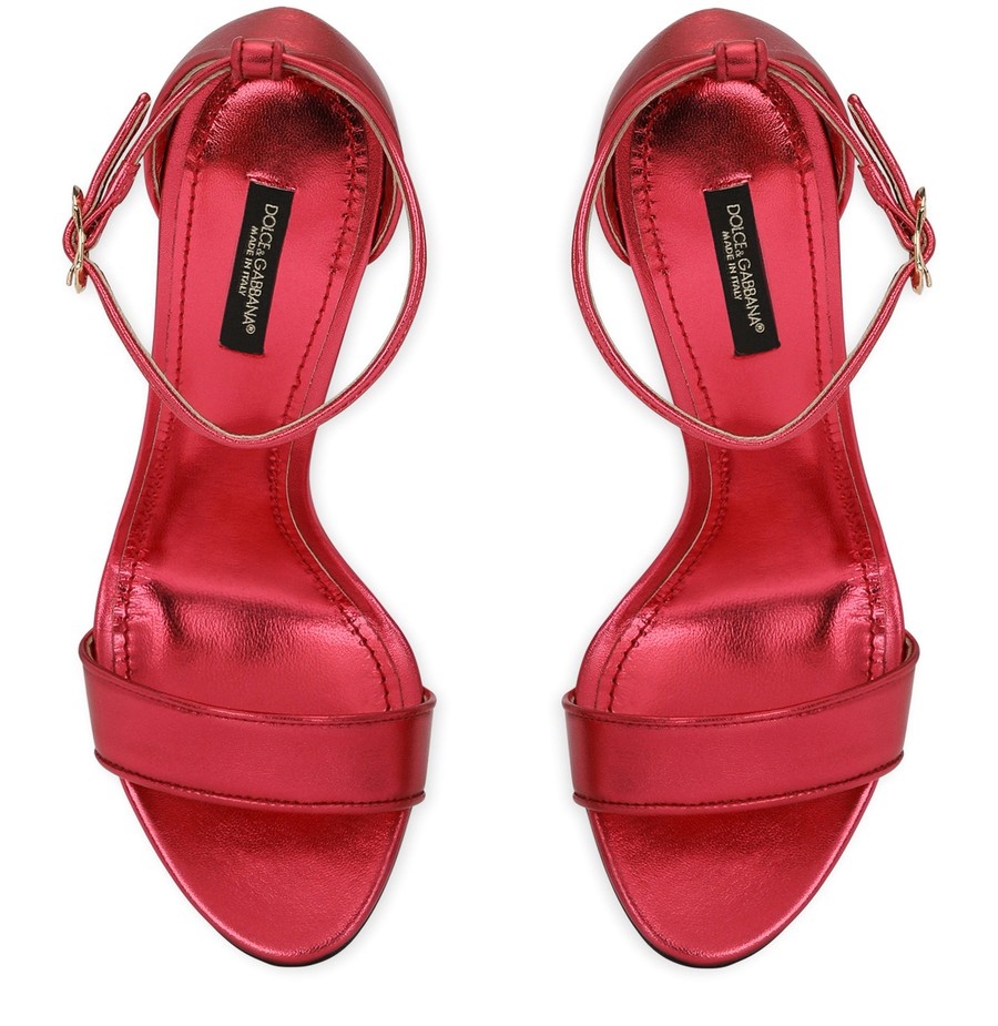 Nappa mordore sandals with baroque DG detail - 4