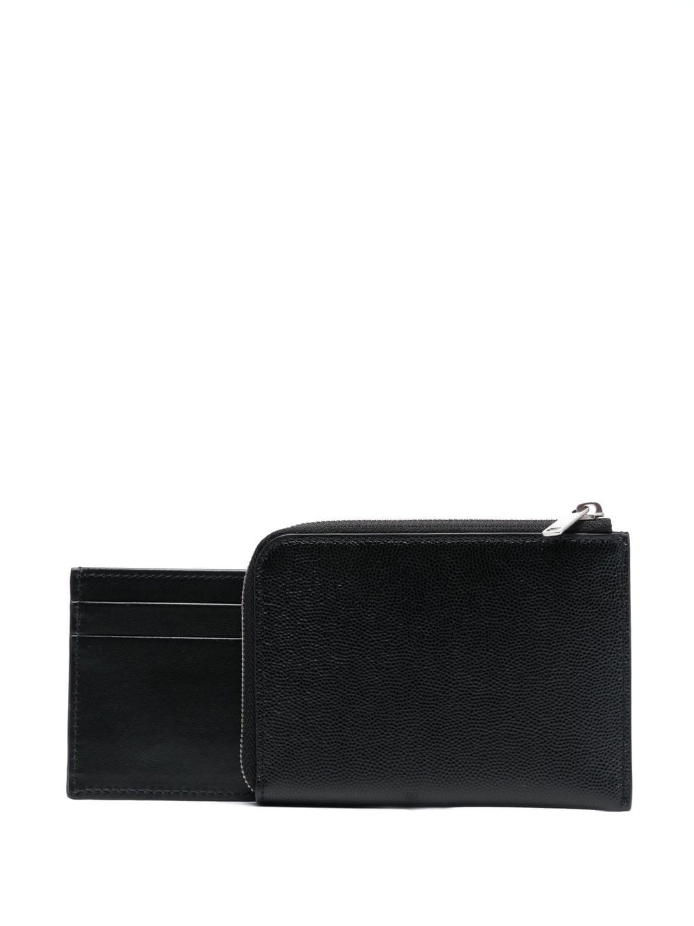 logo-print zip-fastening wallet - 2