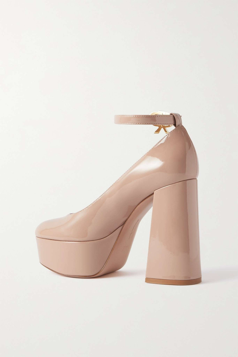 Vernice 70 patent-leather platform pumps 3