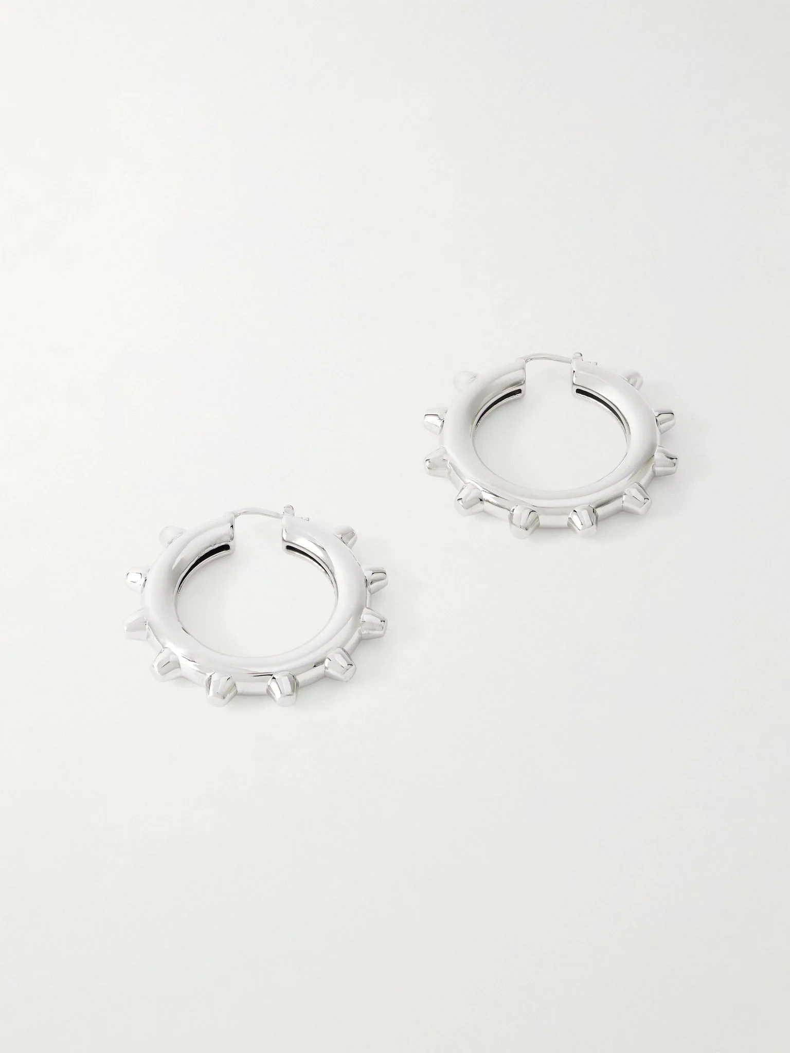 Silver-tone hoop earrings Silver - 1