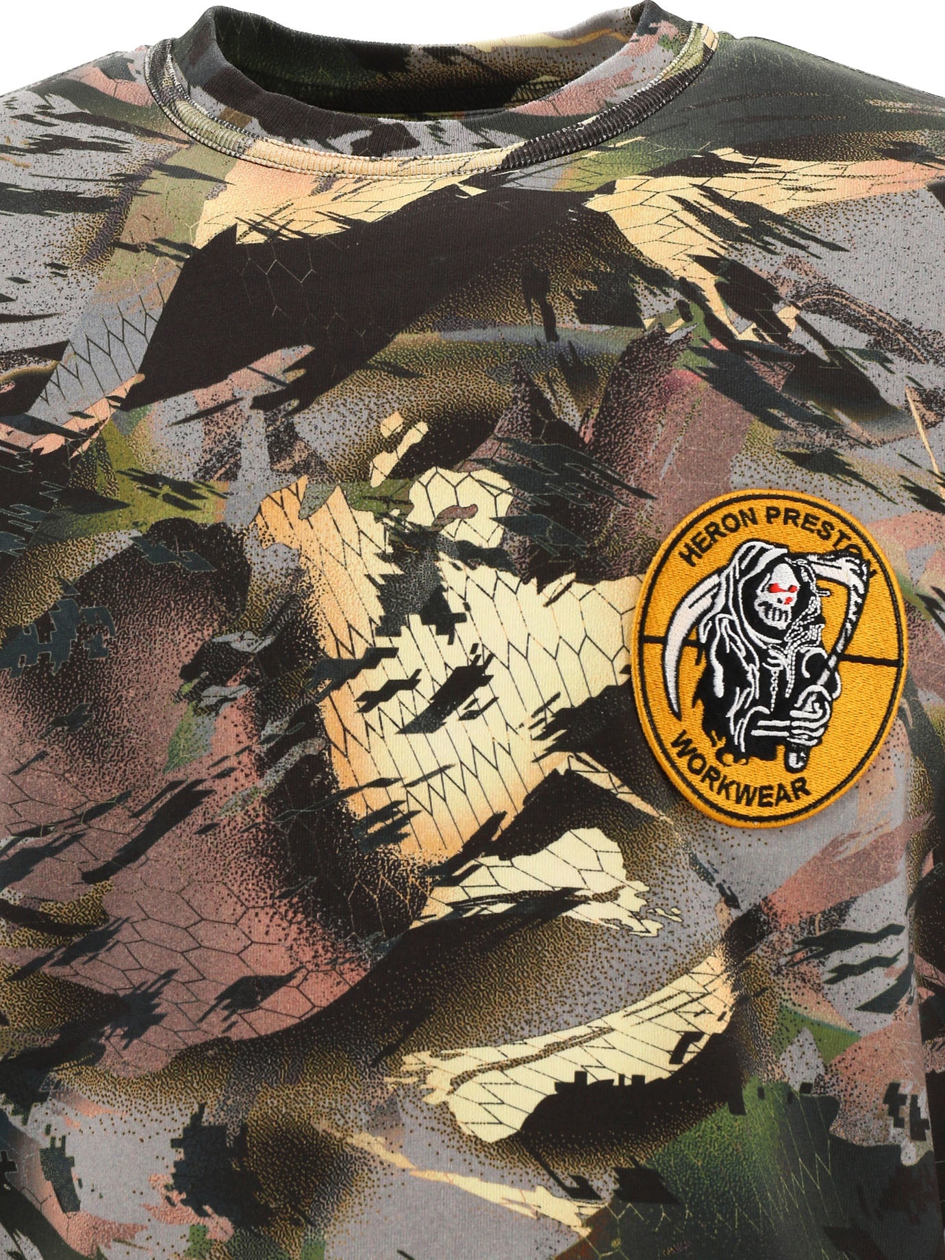 Heron Preston "camo Flaming" T-shirt - 3