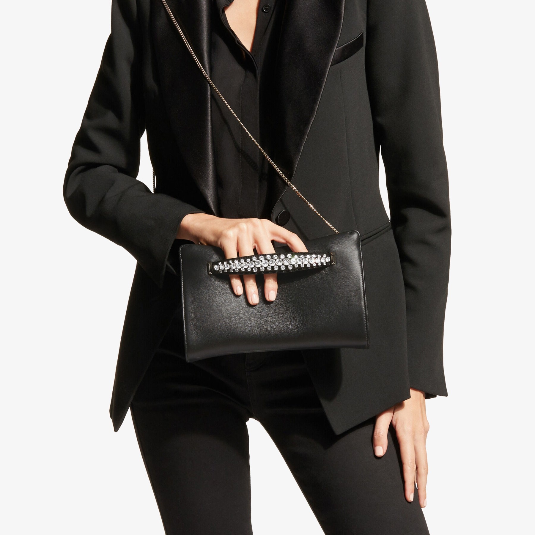 Venus
Black Nappa Leather Clutch Bag - 2