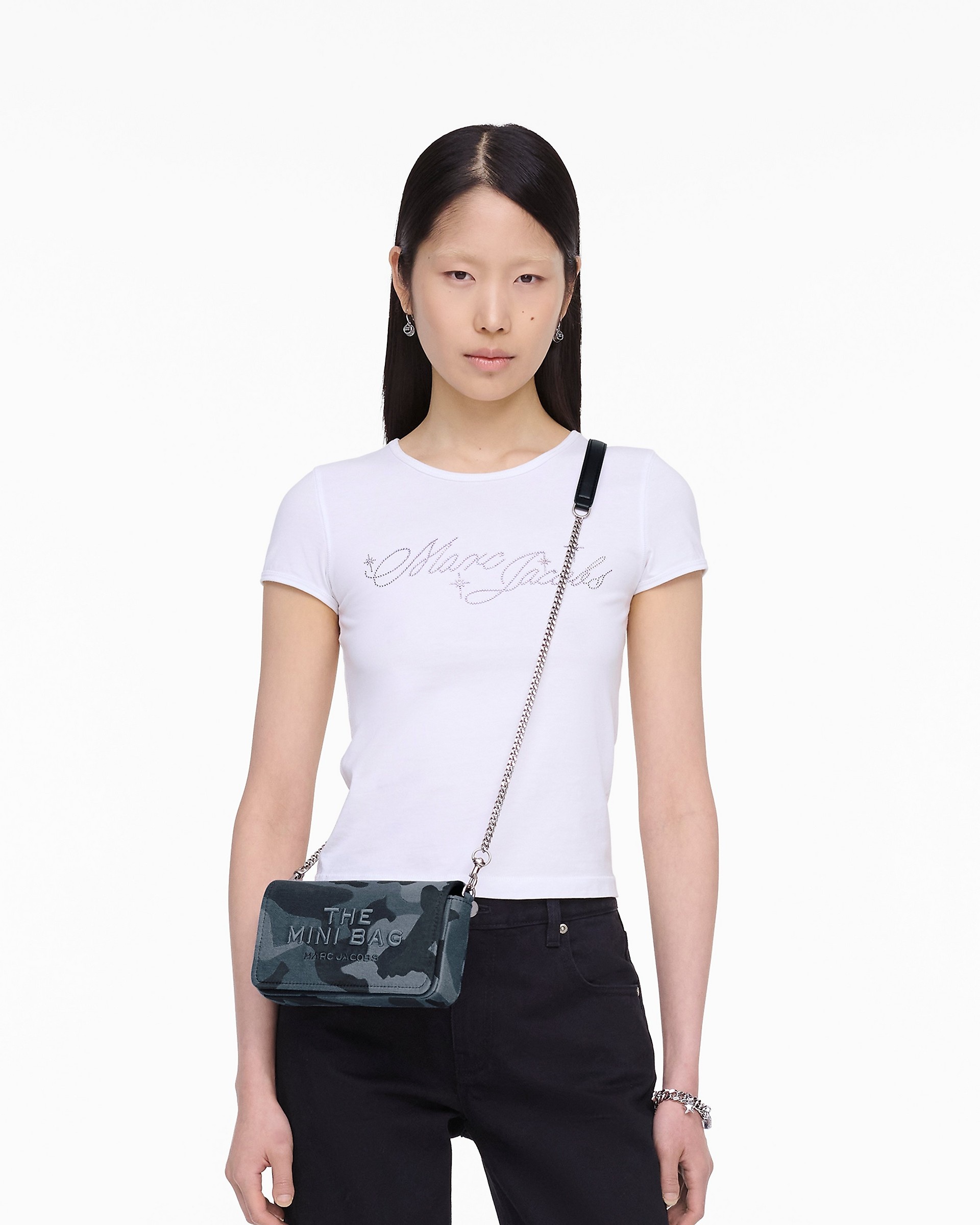 THE CAMO JACQUARD CHAIN MINI BAG - 2