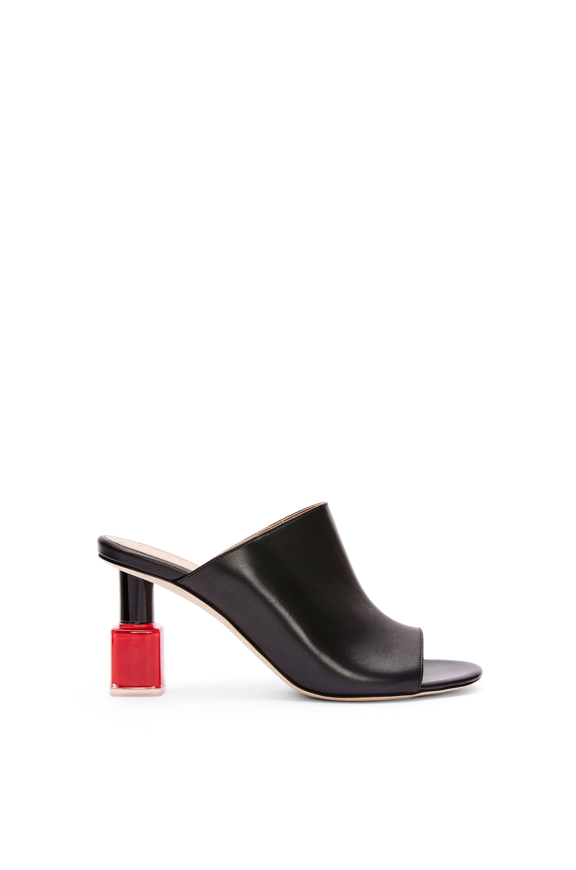 Nail polish mule in calfskin - 1