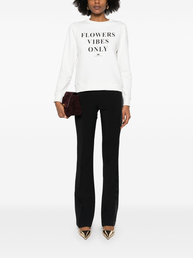 ELISABETTA FRANCHI text-print sweatshirt outlook