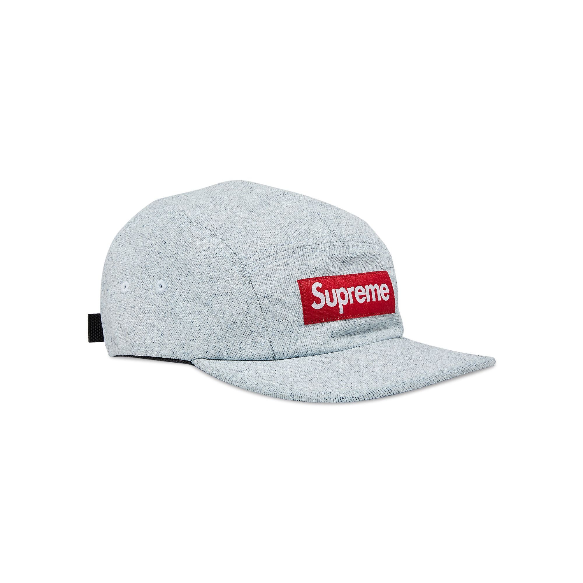 Supreme Coated Denim Camp Cap 'White' - 2