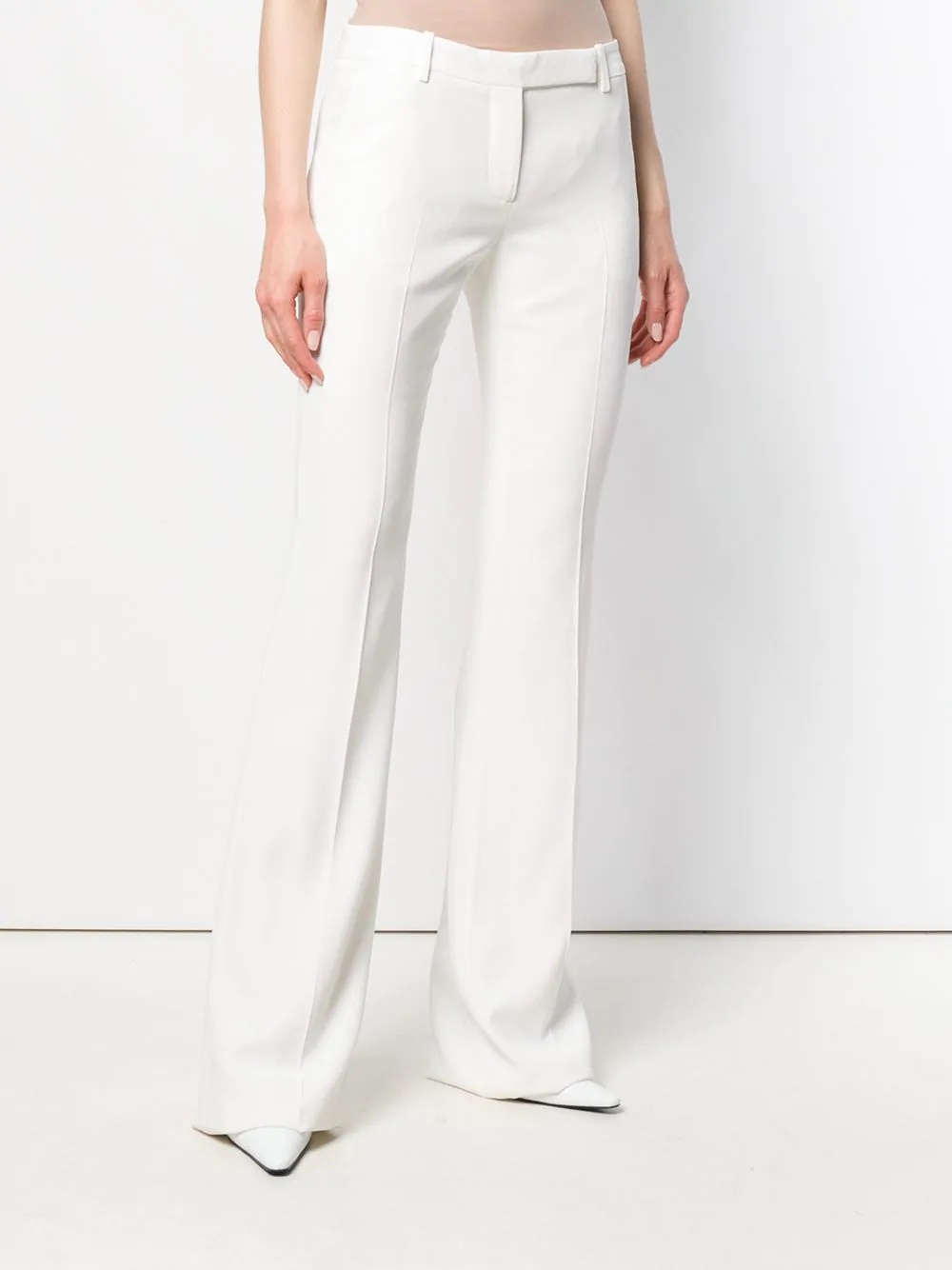 flared tailored trousers - 3