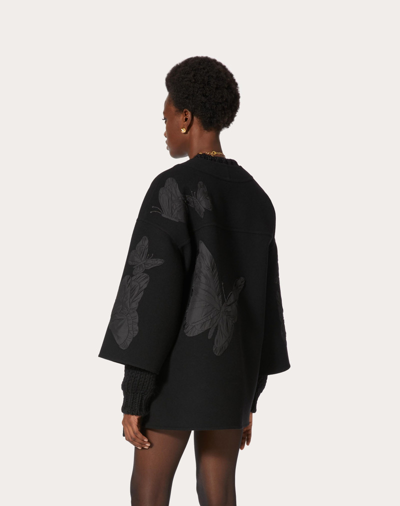 EMBROIDERED COMPACT DRAP KIMONO 4