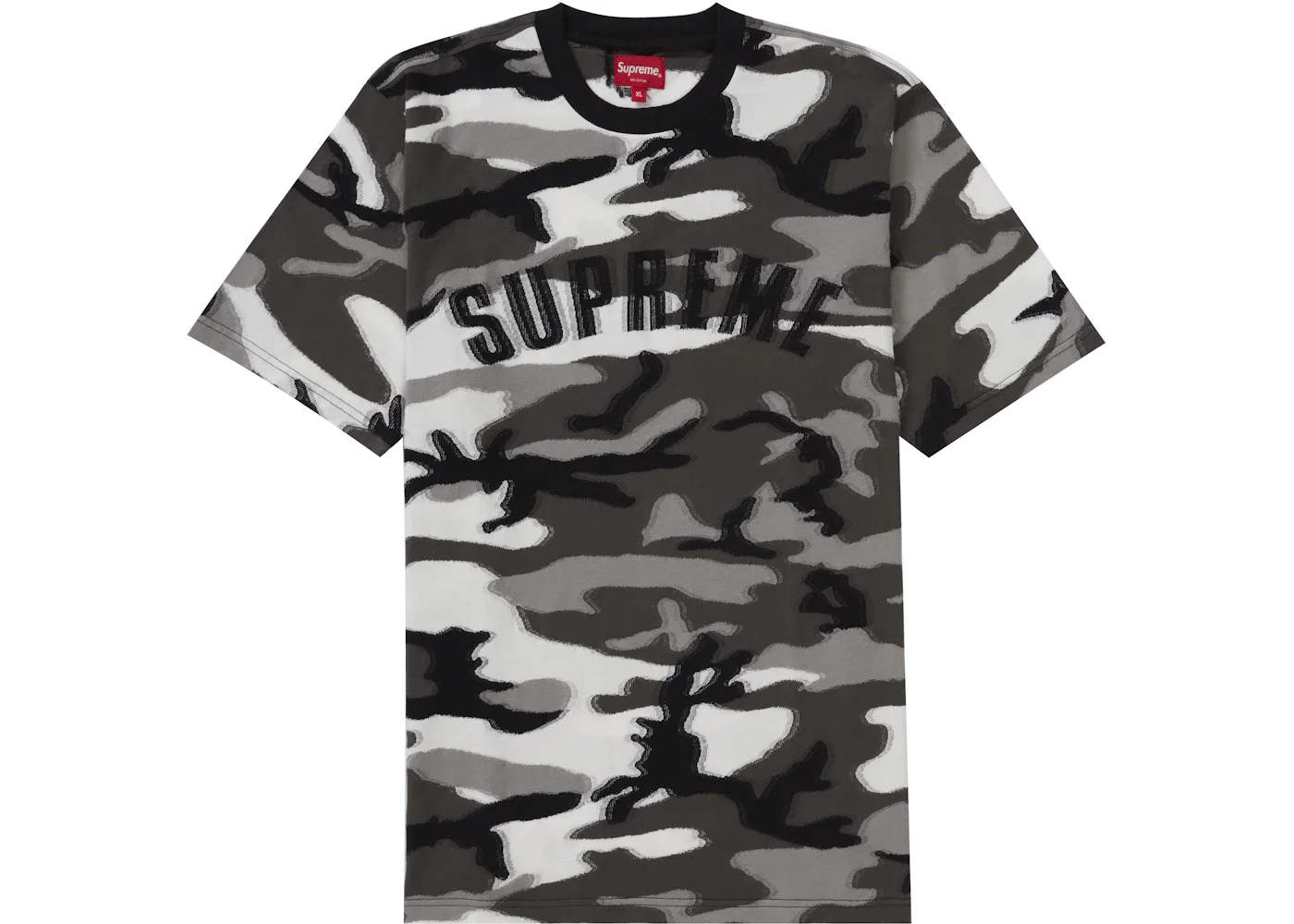 Supreme Intarsia Camo S/S Top Snow Camo - 1