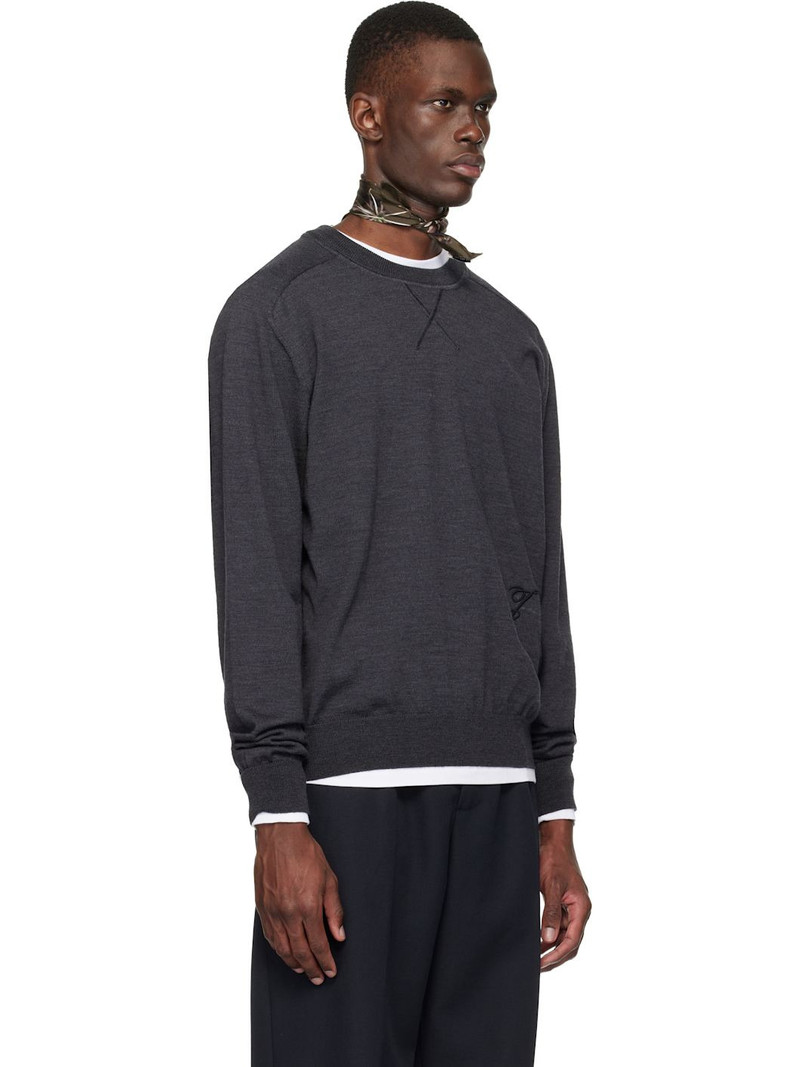 Gray 'The J' Sweater 2