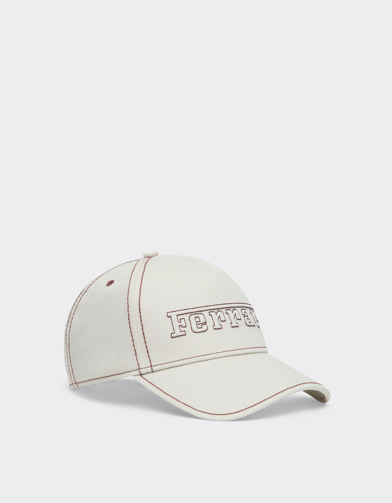Ferrari Baseball cap with Ferrari logo outlook
