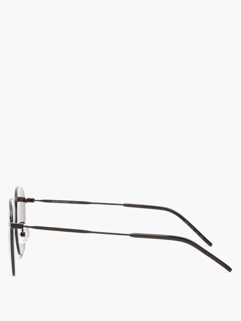 Square metal sunglasses 3
