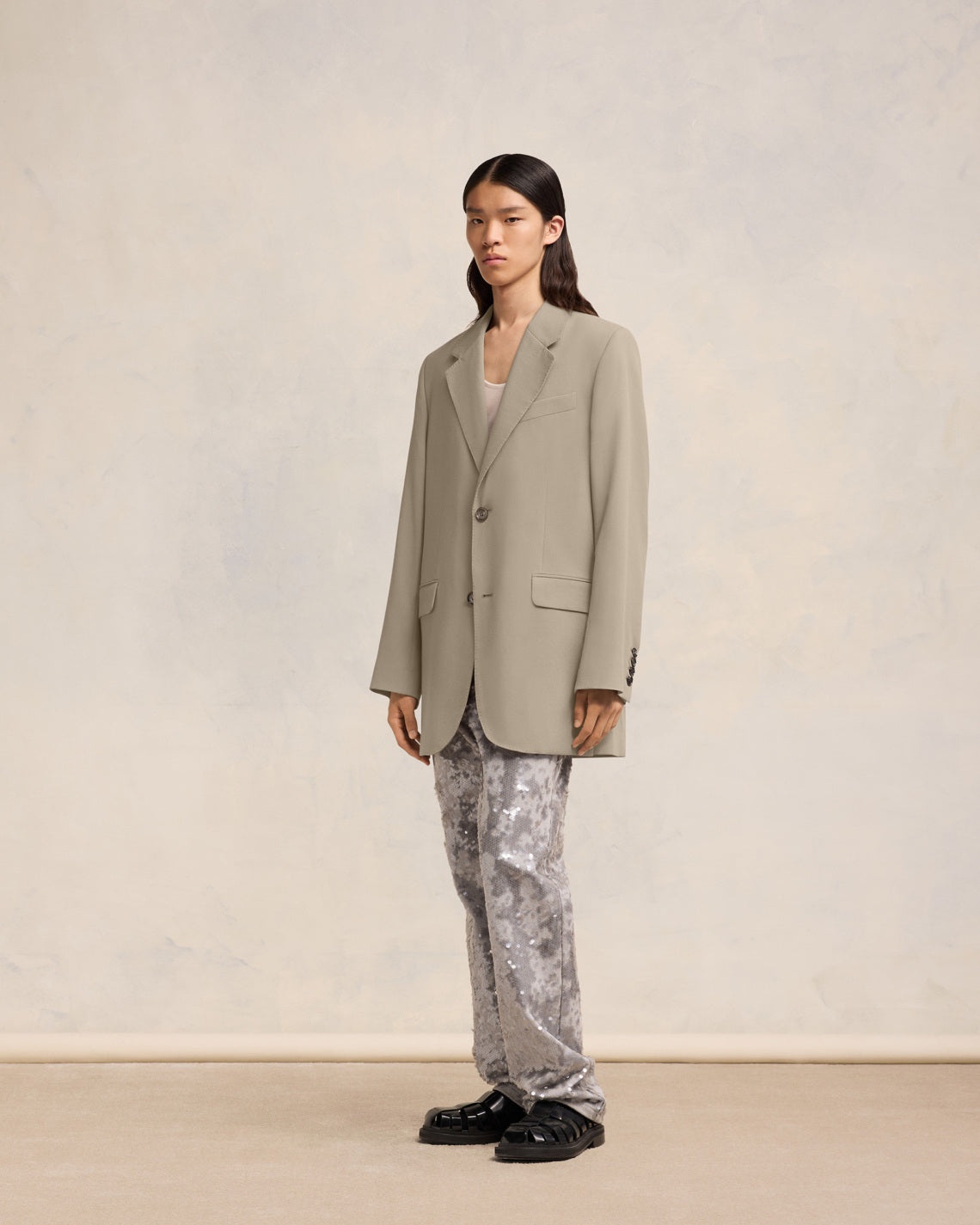 OVERSIZE TWO BUTTONS JACKET - 6