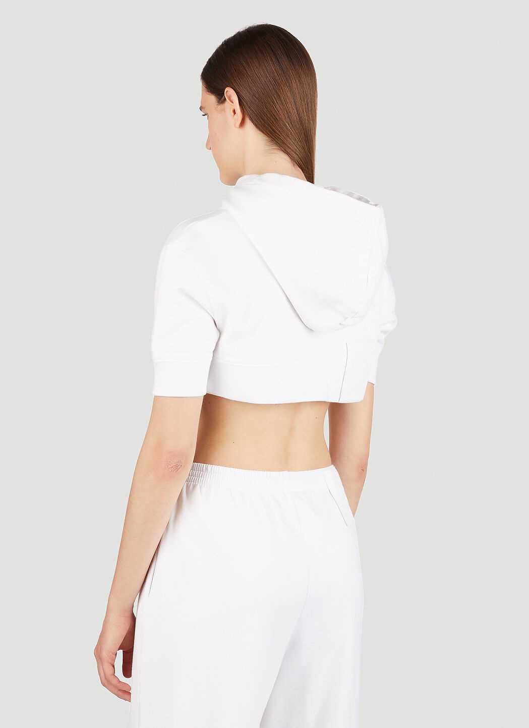 Cropped Hooded Sweatshirt - 4