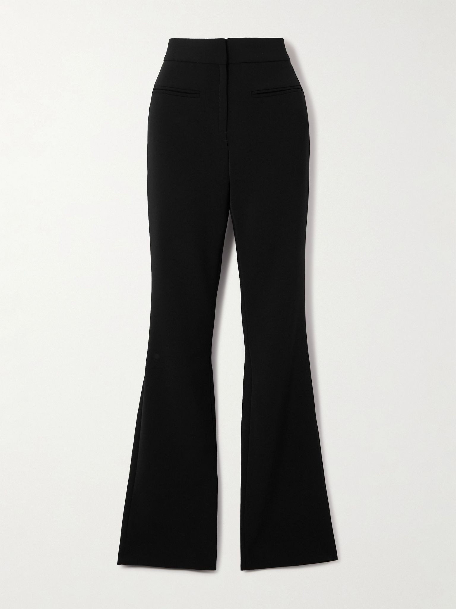 Heritage crepe straight-leg pants Black - 1