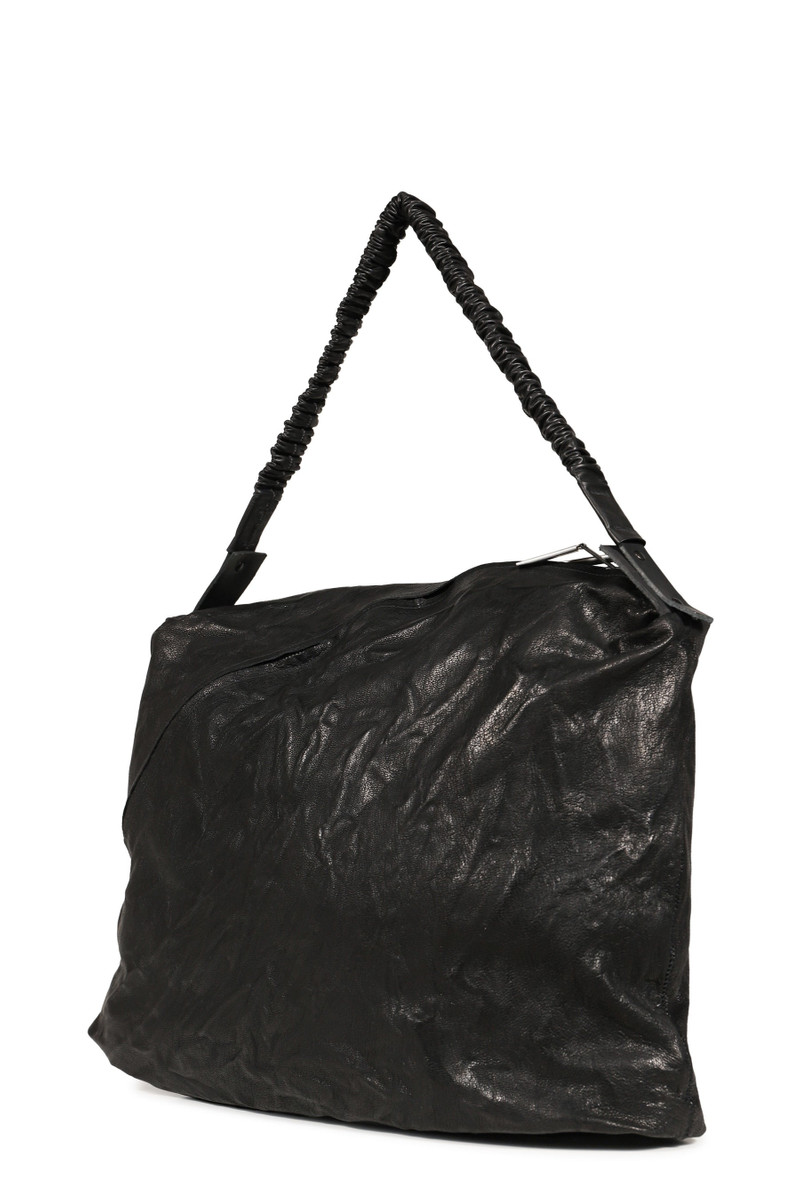 Isaac Sellam BALLADEUR CROSSBODY LEATHER BAG / BLACK outlook