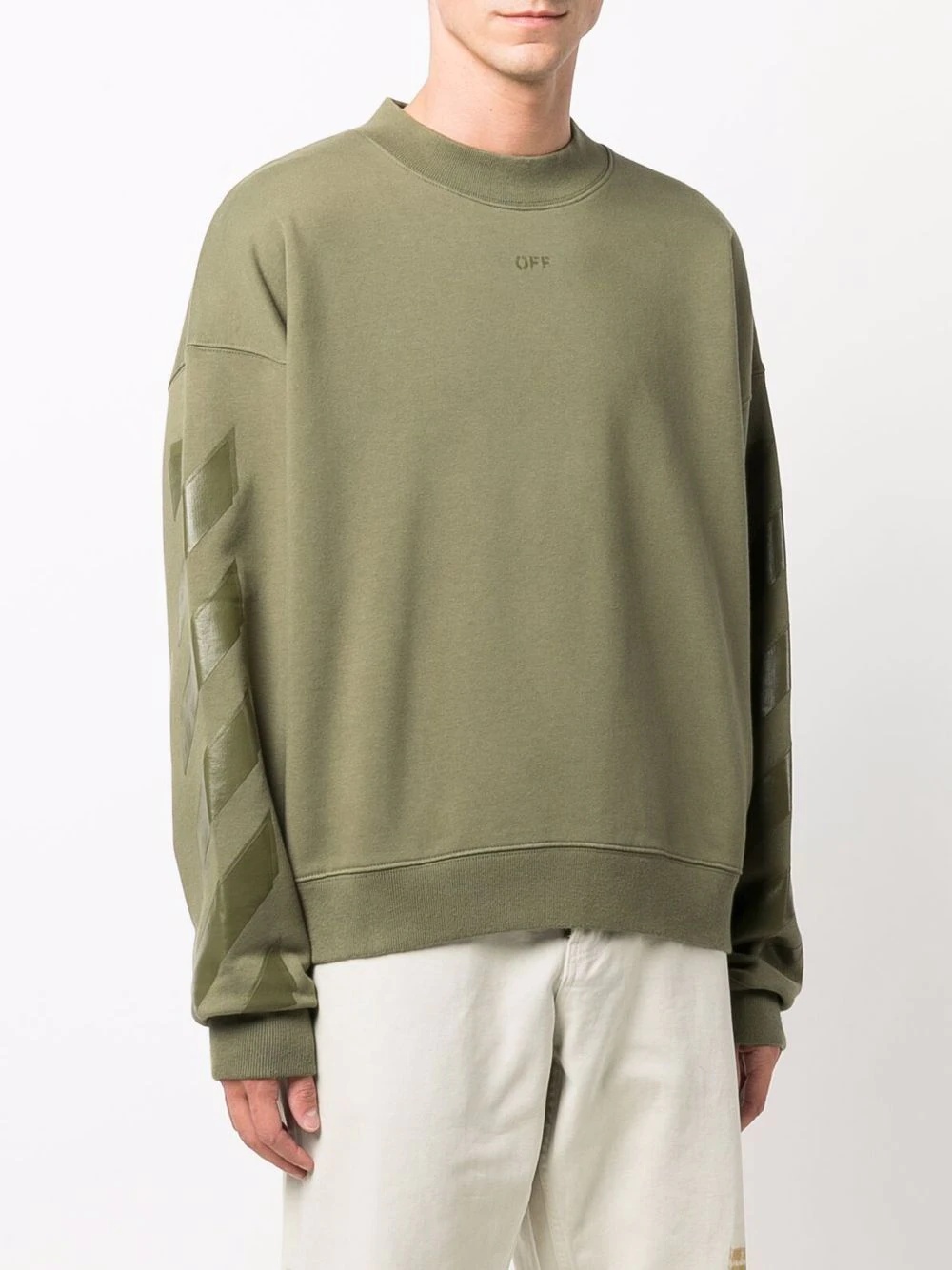 Arrow-print cotton sweatshirt - 4