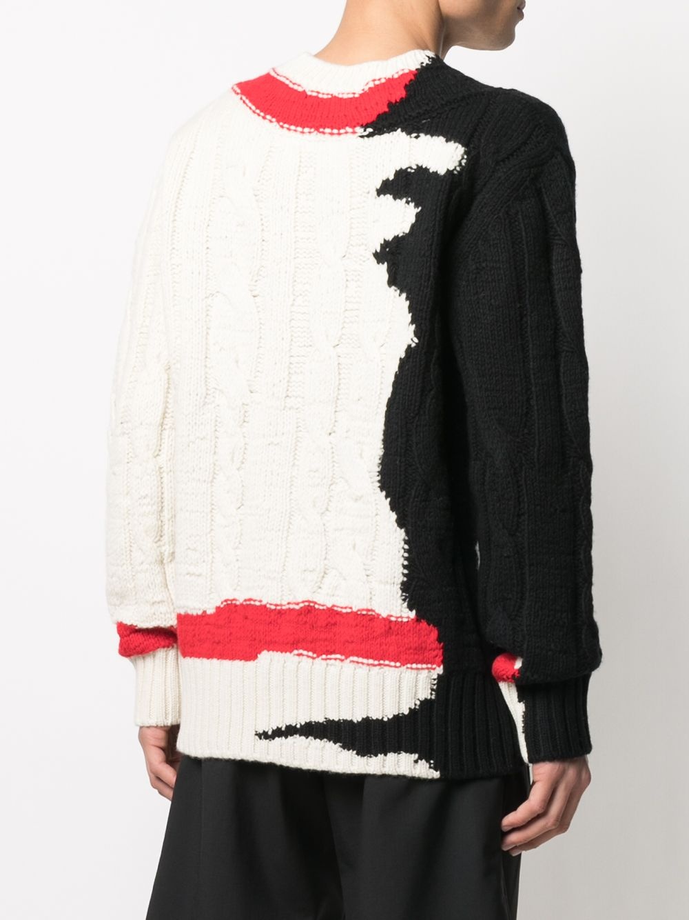 patterned intarsia-knit jumper - 4