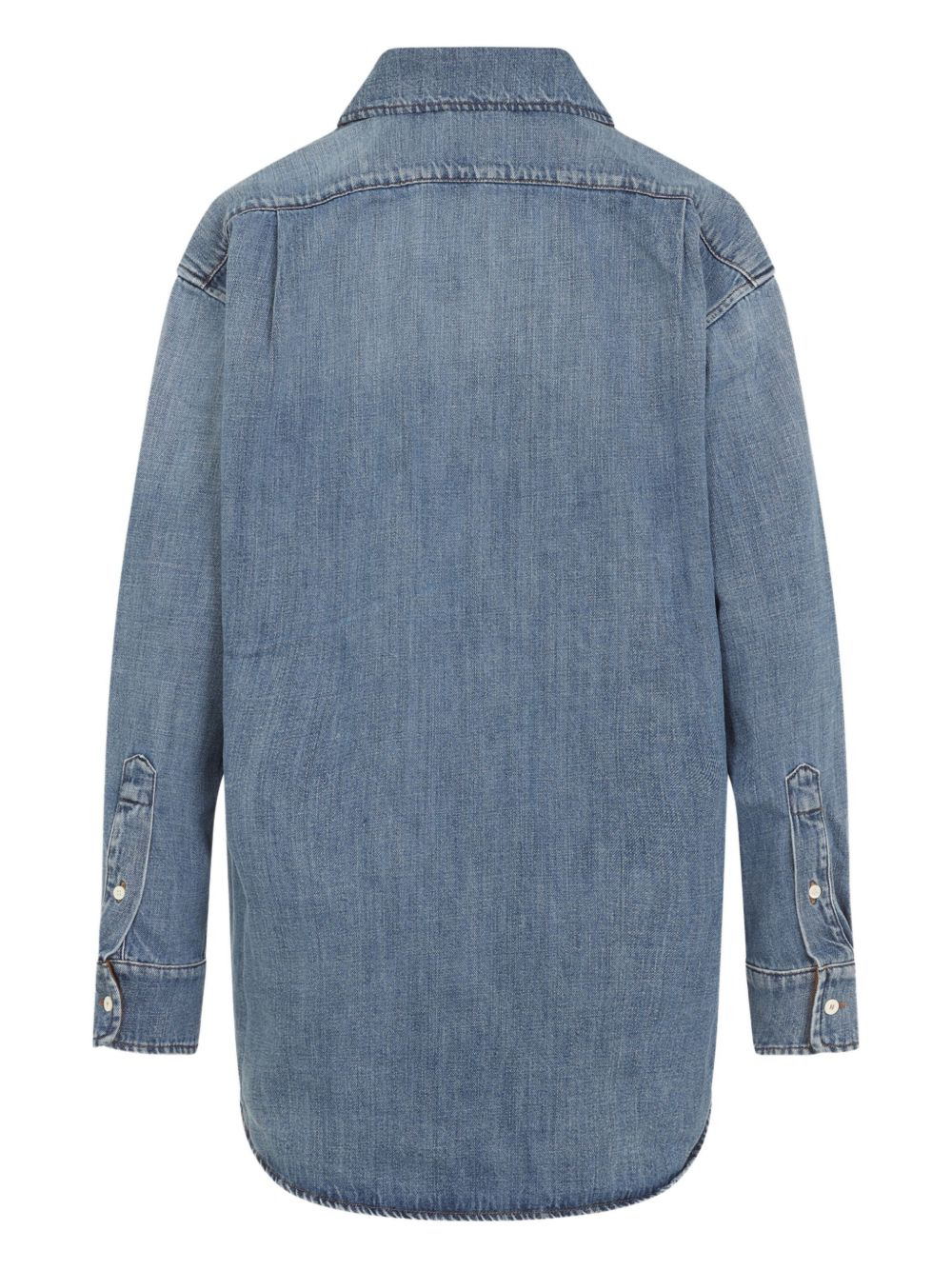 logo-patch shirt - 2