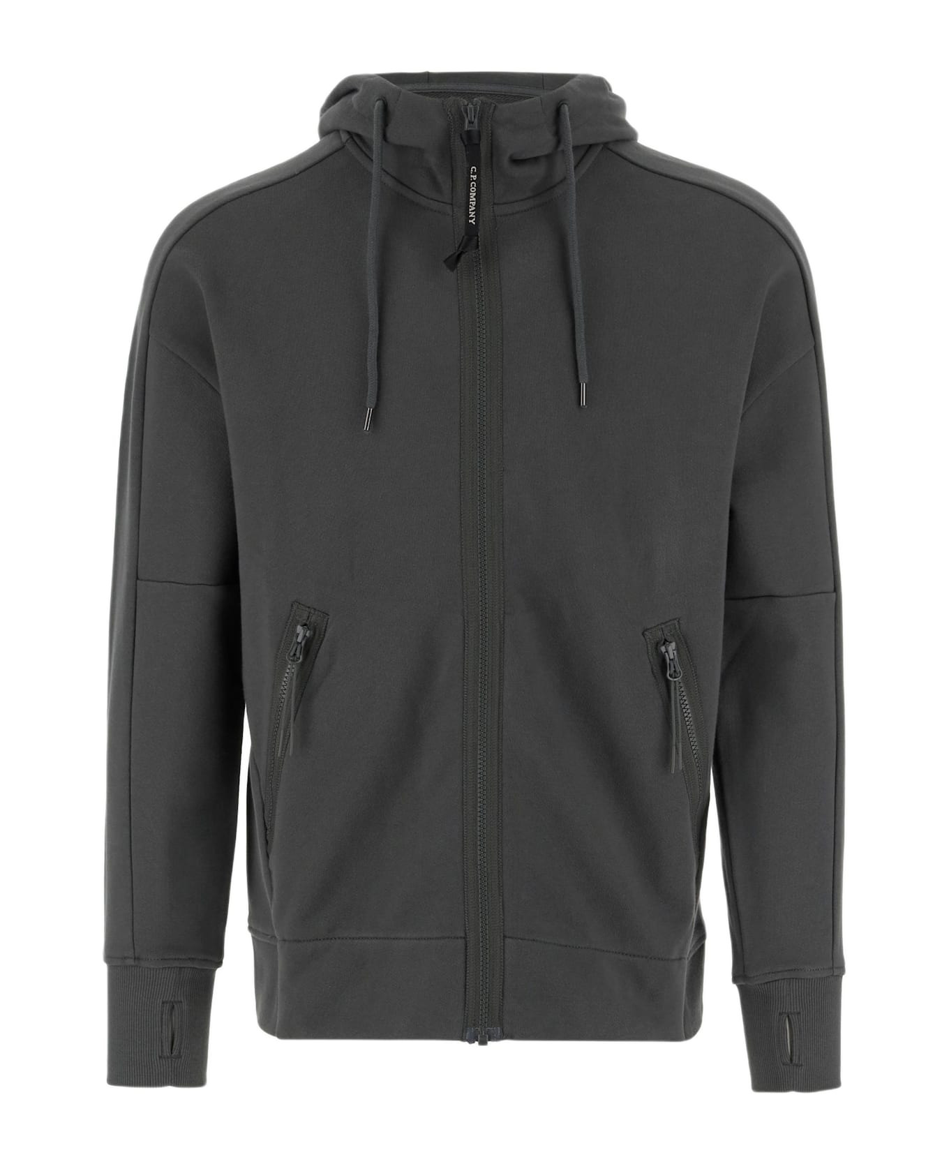 Cotton Sweatshirt With Goggles - 1