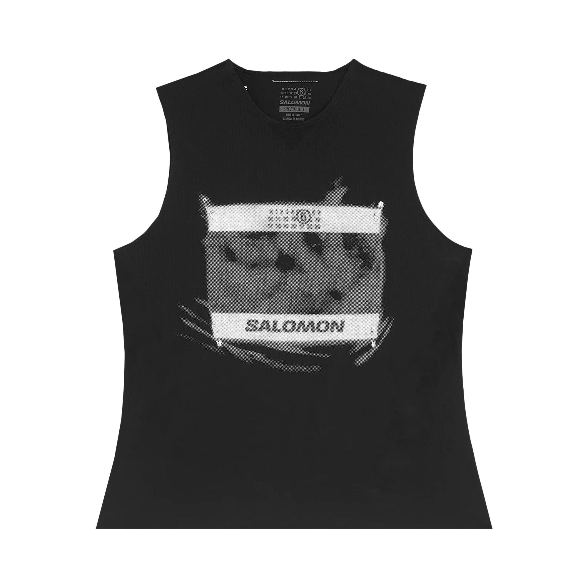 MM6 Maison Margiela x Salomon Crewneck Tank Top 'Black' - 1