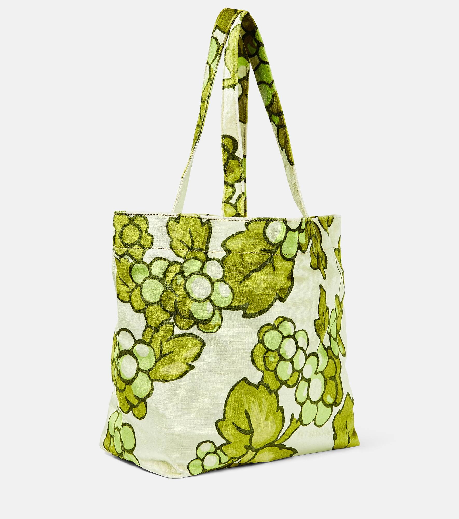 Pegaso leather-trimmed tote bag - 4