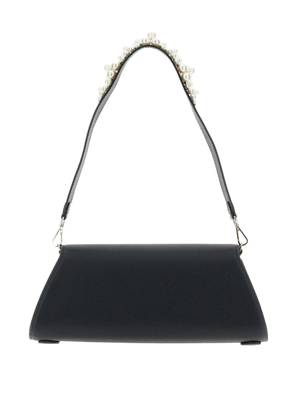 pearl-embellished clasp shoulder bag - 2