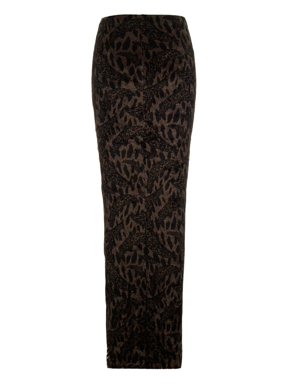 animal-print maxi skirt - 2