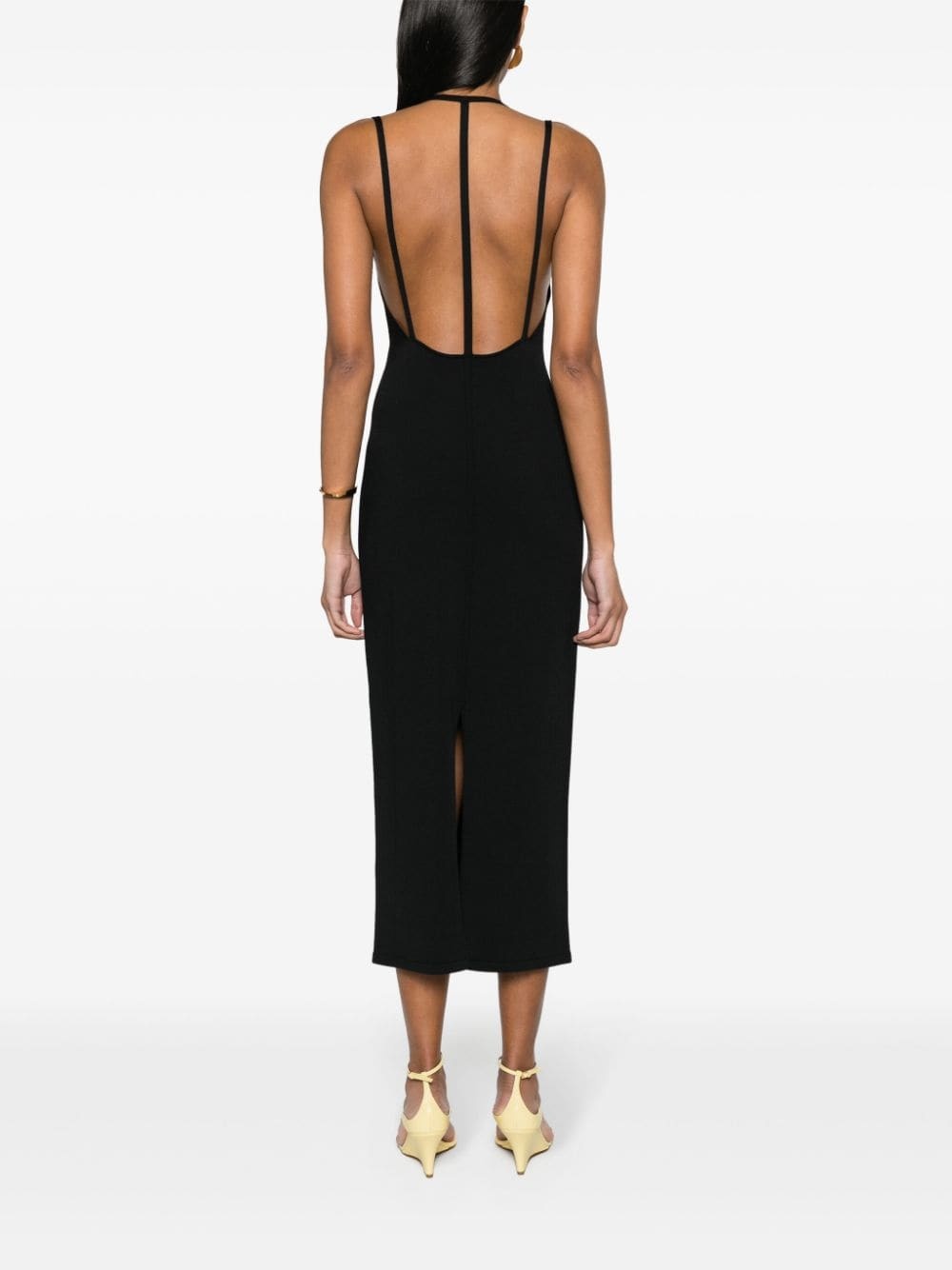 【関税込み】KHAITE ブラック The Evelyn マキシドレス KHAITE The Evelyn Dress in Black | khaite | REVERSIBLE