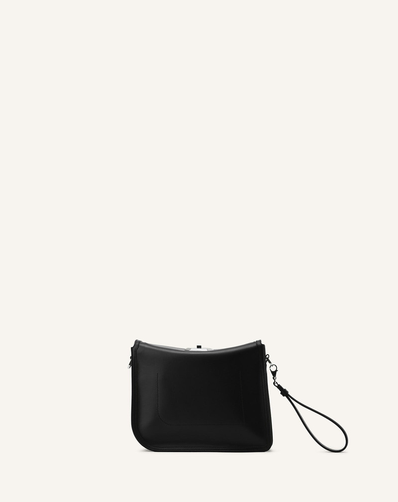 COMPAGNON ASYMMETRICAL LEATHER CLUTCH BAG 3