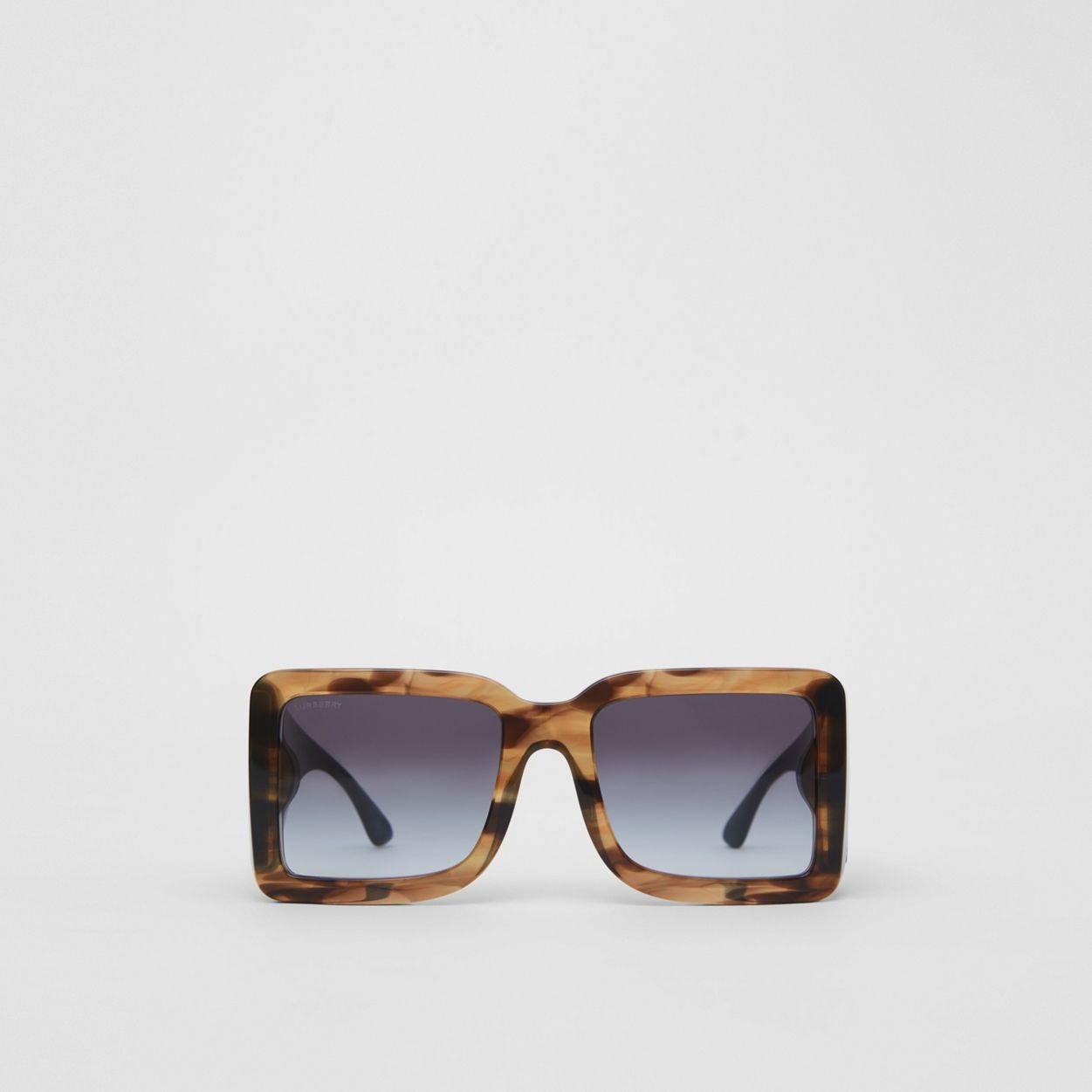 B Motif Square Frame Sunglasses - 1