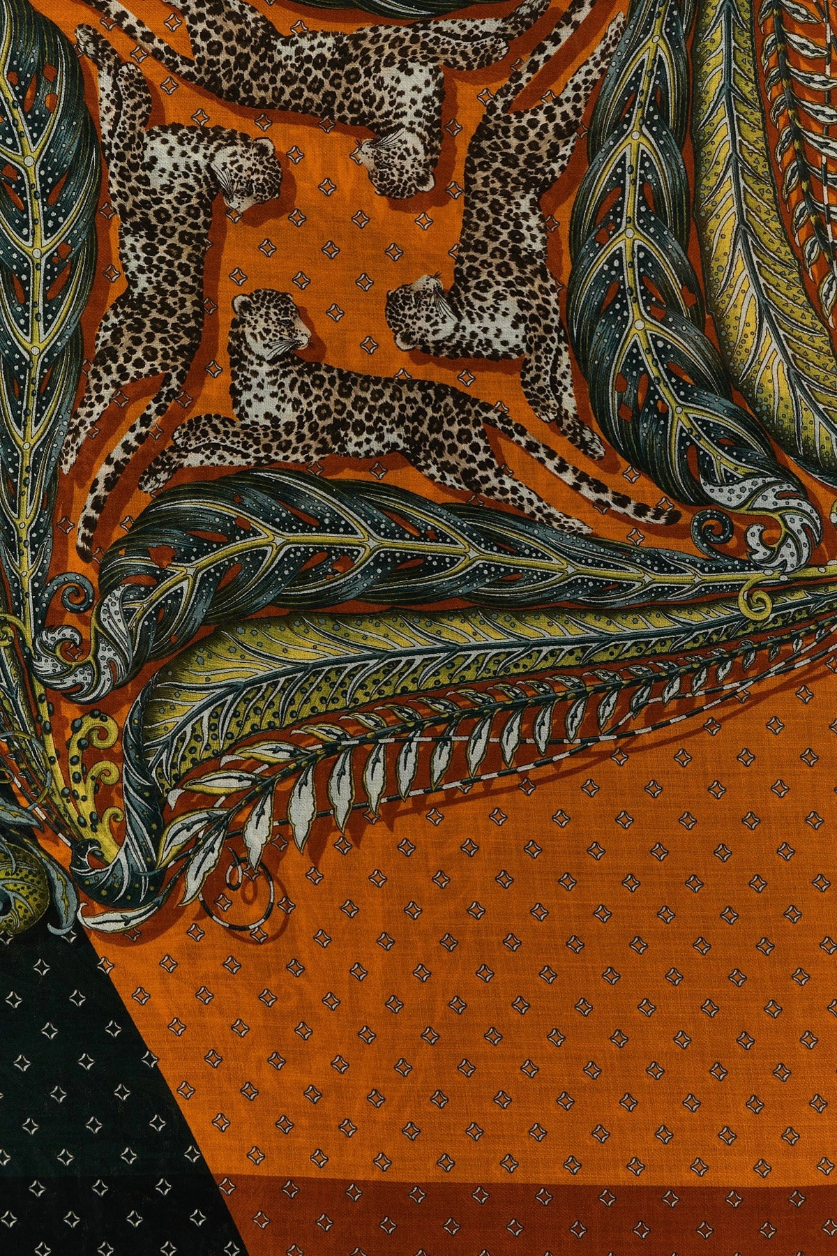 'Madras' print stole - 3