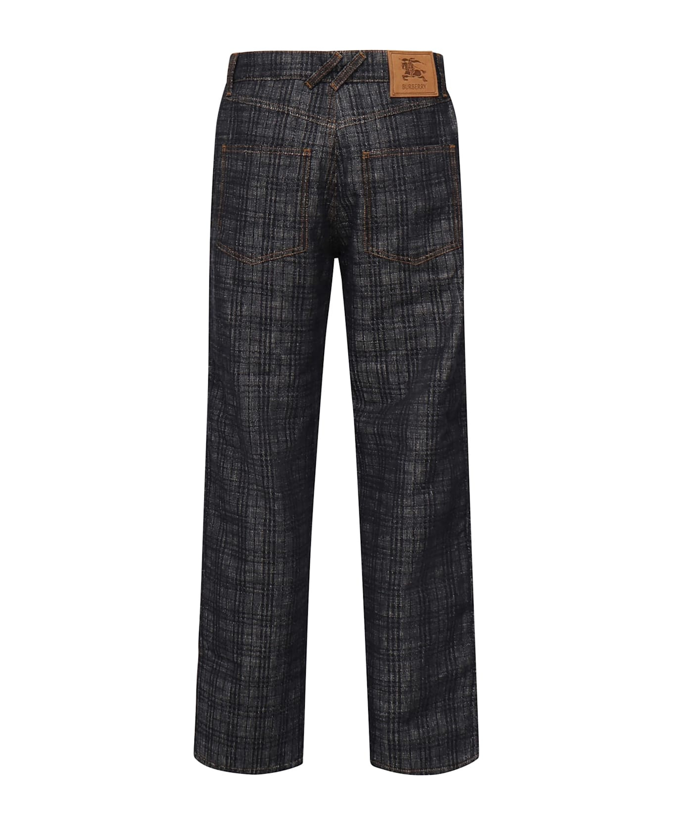 Check Jacquard Jeans - 3