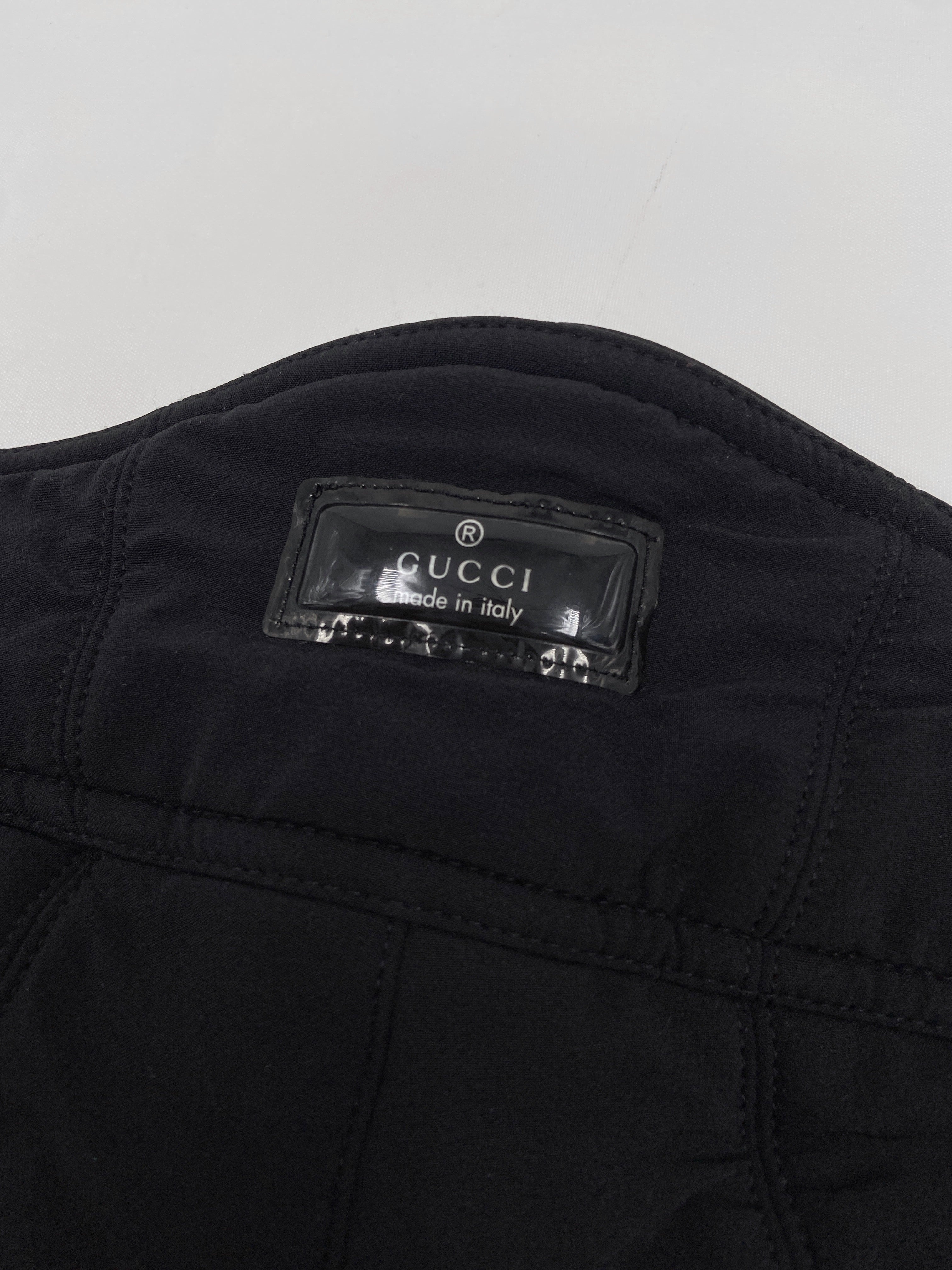 Gucci Fall 1999 Tom Ford Men’s Black Padded Ski Pants 46 - 16