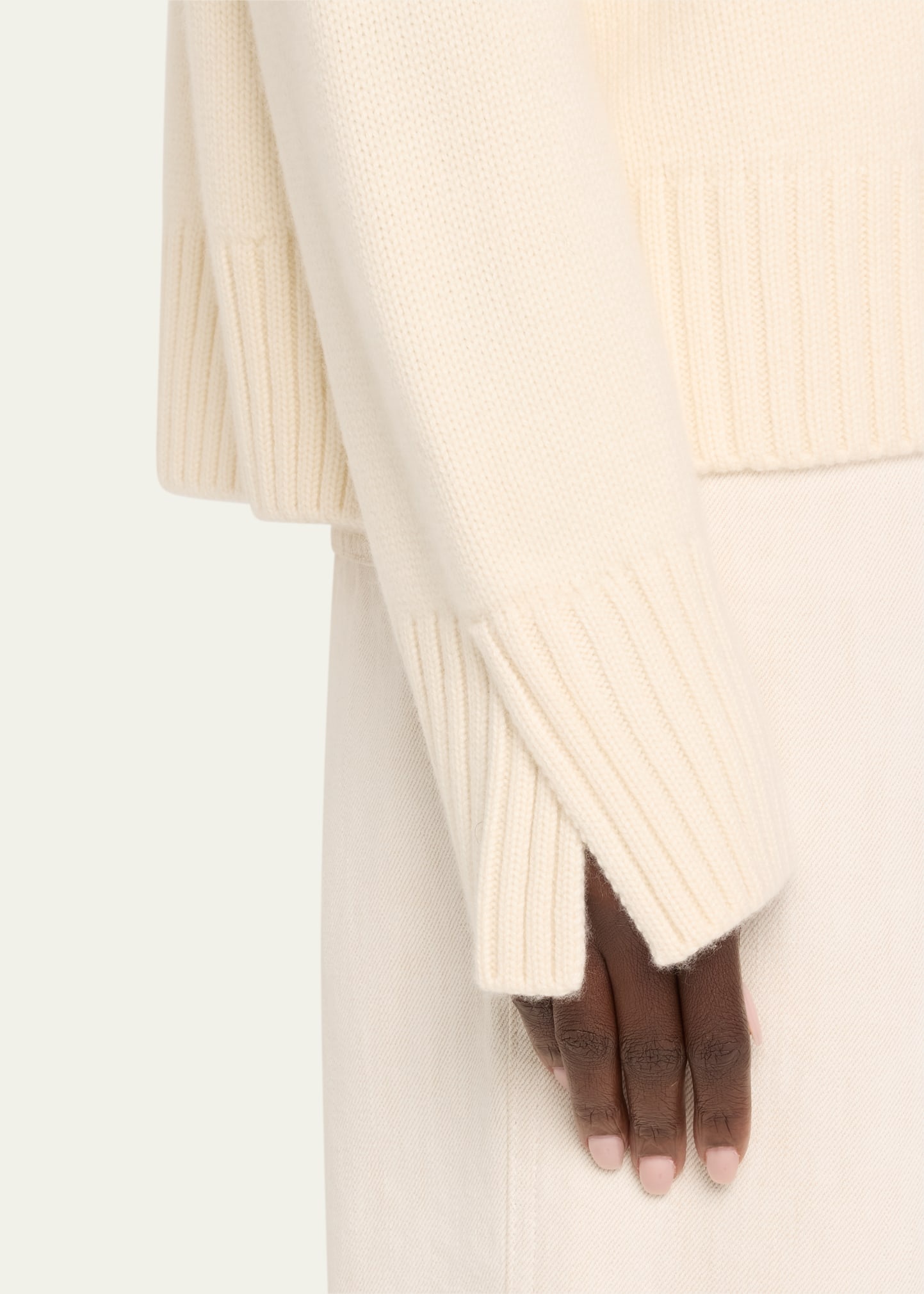 Parksville High-Neck Cashmere Sweater - 5