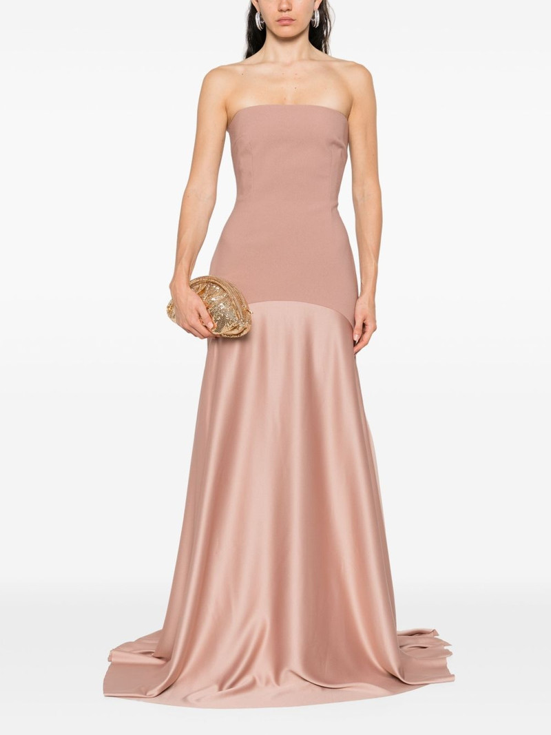SOLACE LONDON The Alessandra strapless gown outlook