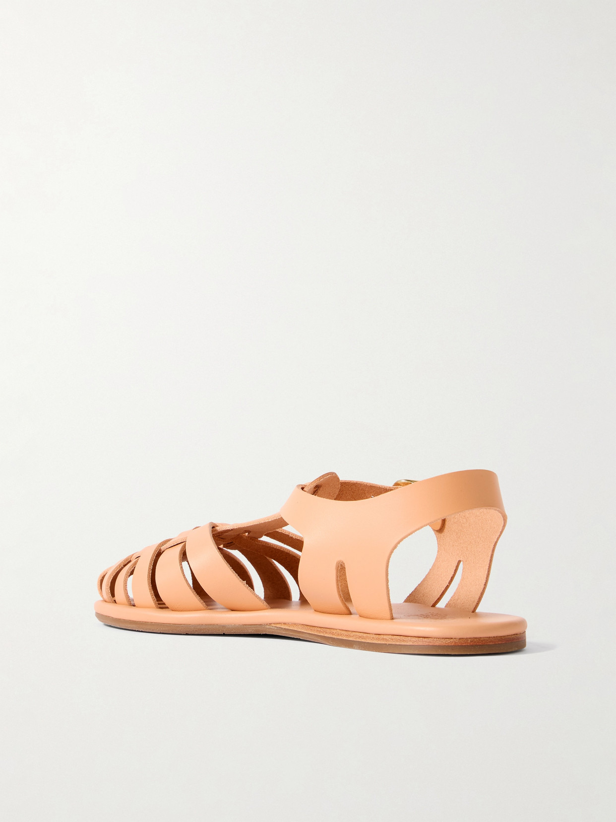 Karina Woven Leather Sandals - 3