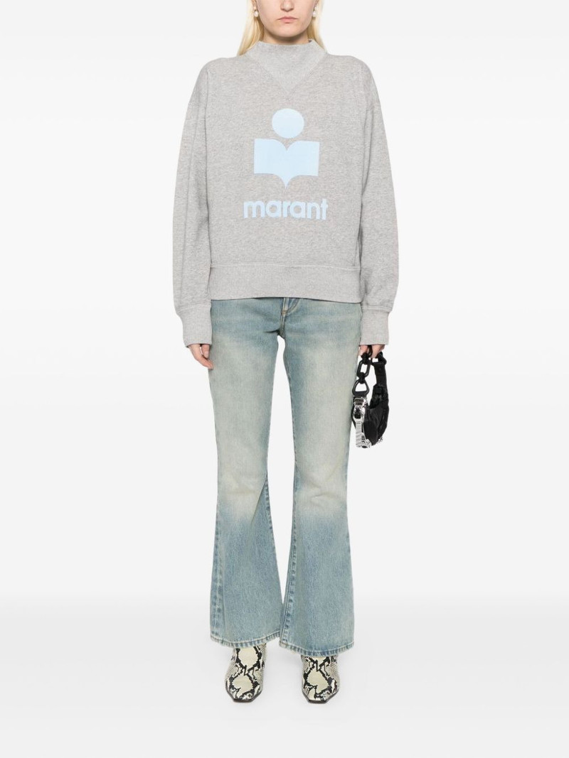 Isabel Marant logo high-neck sweatshirt outlook