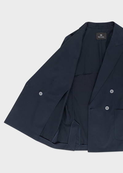 Paul Smith Navy Double Breasted Blazer outlook